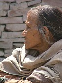 Face of Nepal woman